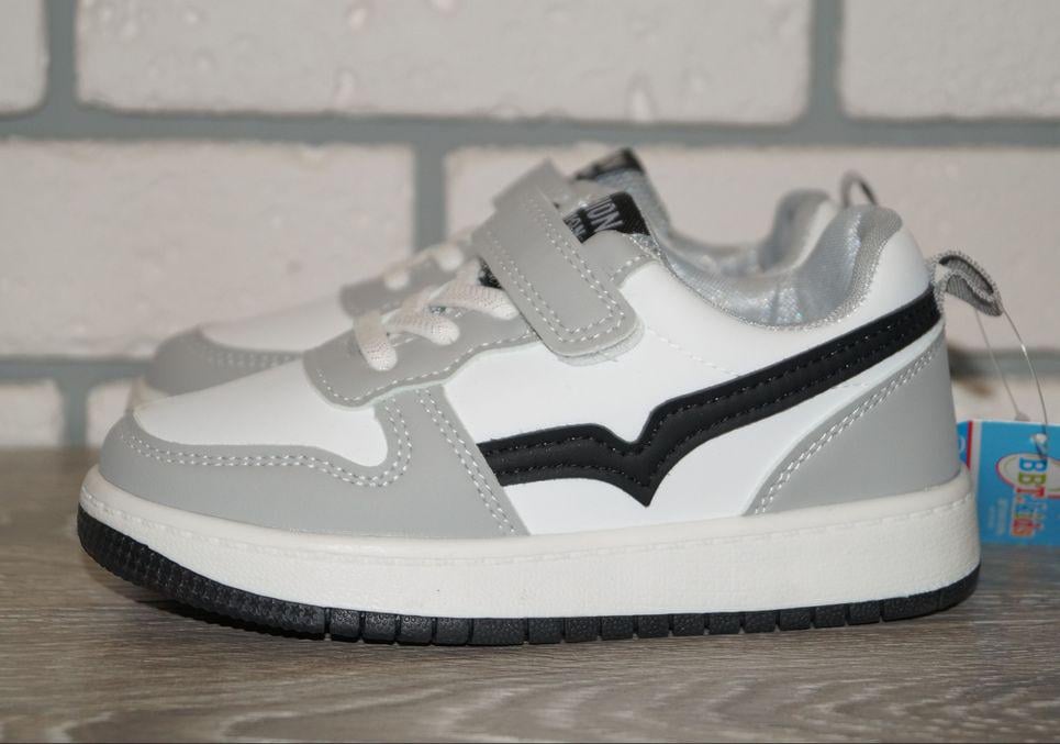 Кроссовки демисезонные BBT.KIDS р. 26 15,5 см Белый с серым (31127-26)