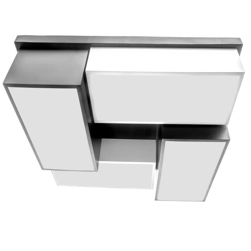 Світильник світлодіодний настінно-стельовий Brille WBL-12/70W WW WH/BK