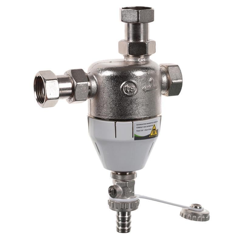 Сепаратор шлама с магнитом для котла Roho R680-075N 3/4" никель (RO0157)