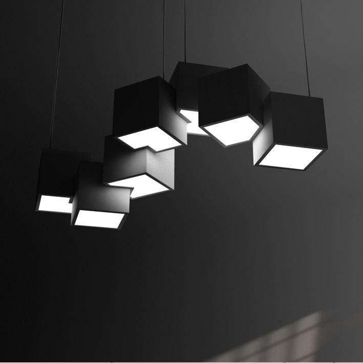 Люстра Cubes LED W70 Black/White (9317441)
