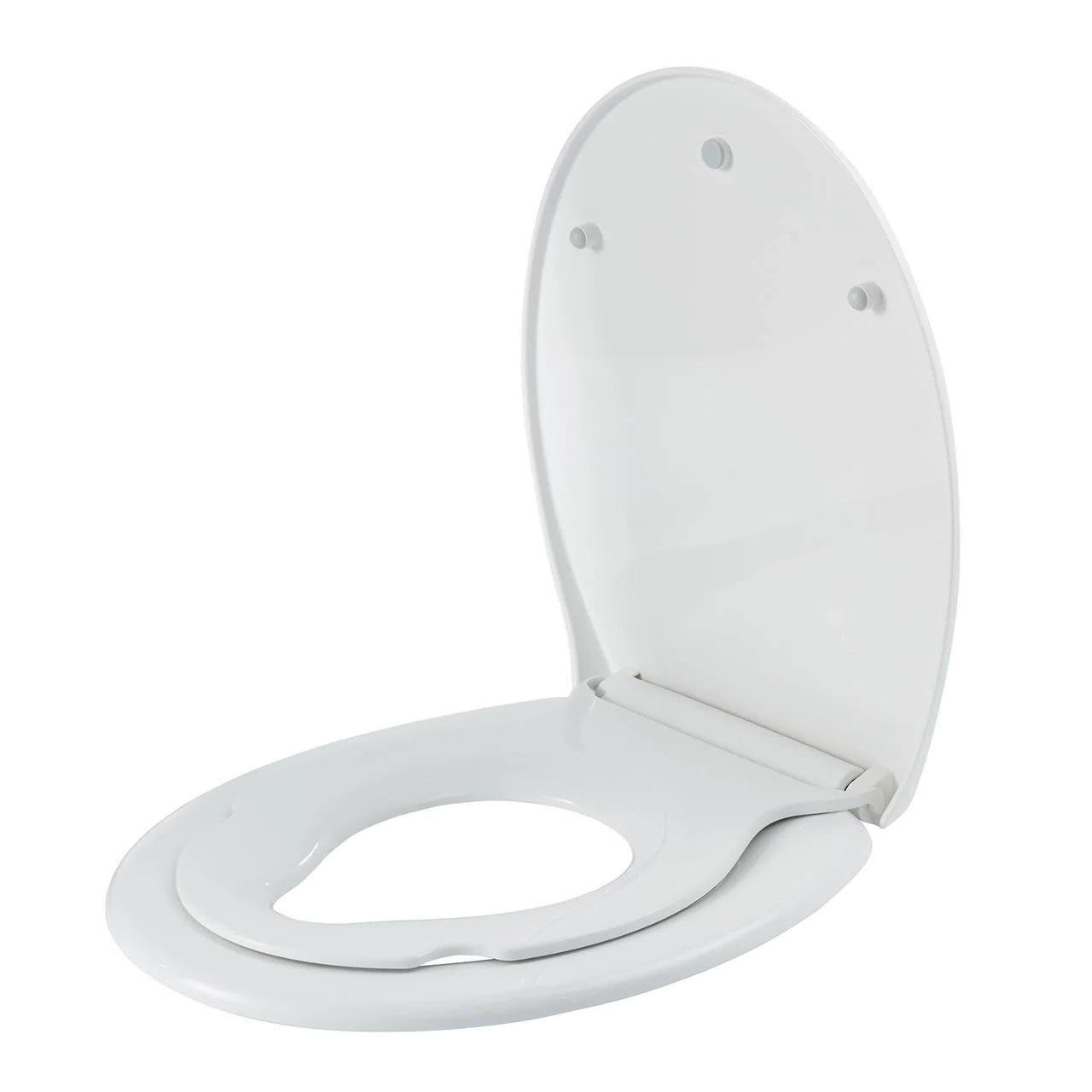 Сидіння унітазу Family Seat Child з мікроліфтом і знімною дитячою накладкою