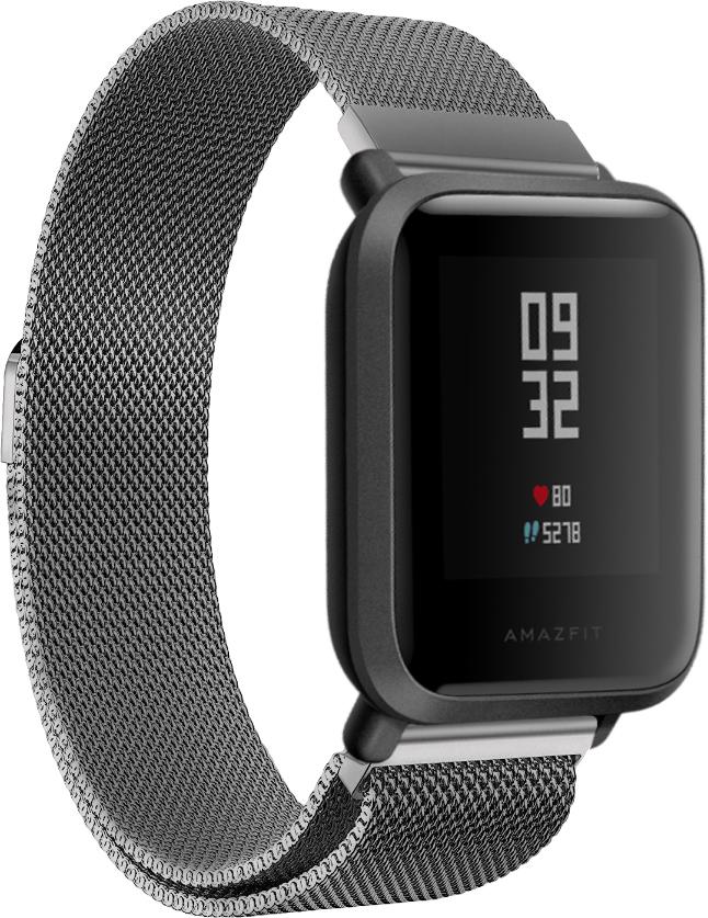 Ремешок Миланская петля Milano для Amazfit Bip Grey (13332-33)