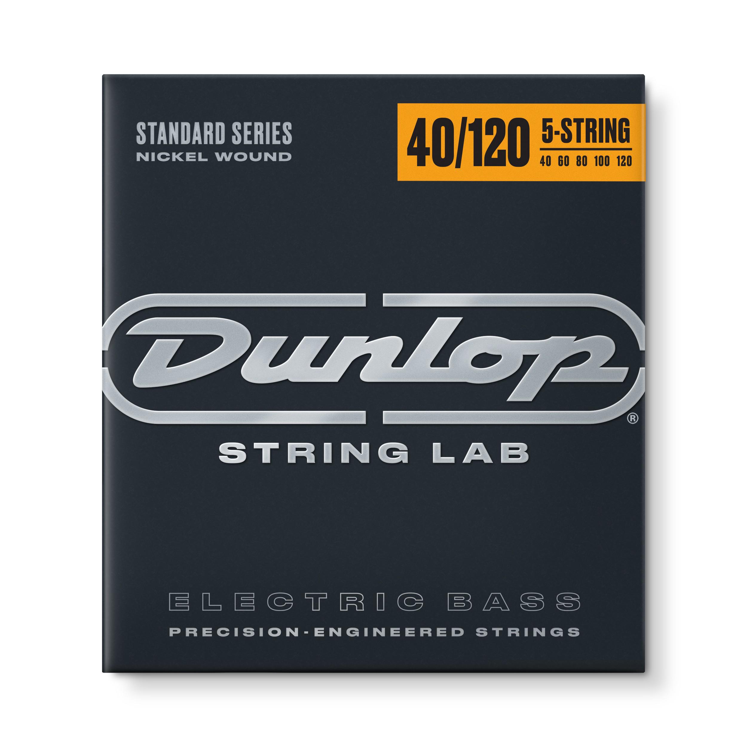 Струны для 5-струнной бас-гитары Dunlop DBN40120 Nickel Wound (114563)