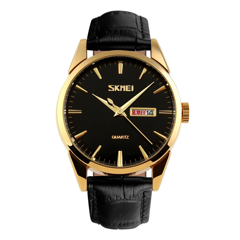 Наручные часы Skmei 9073GDBK-B men Gold/Black