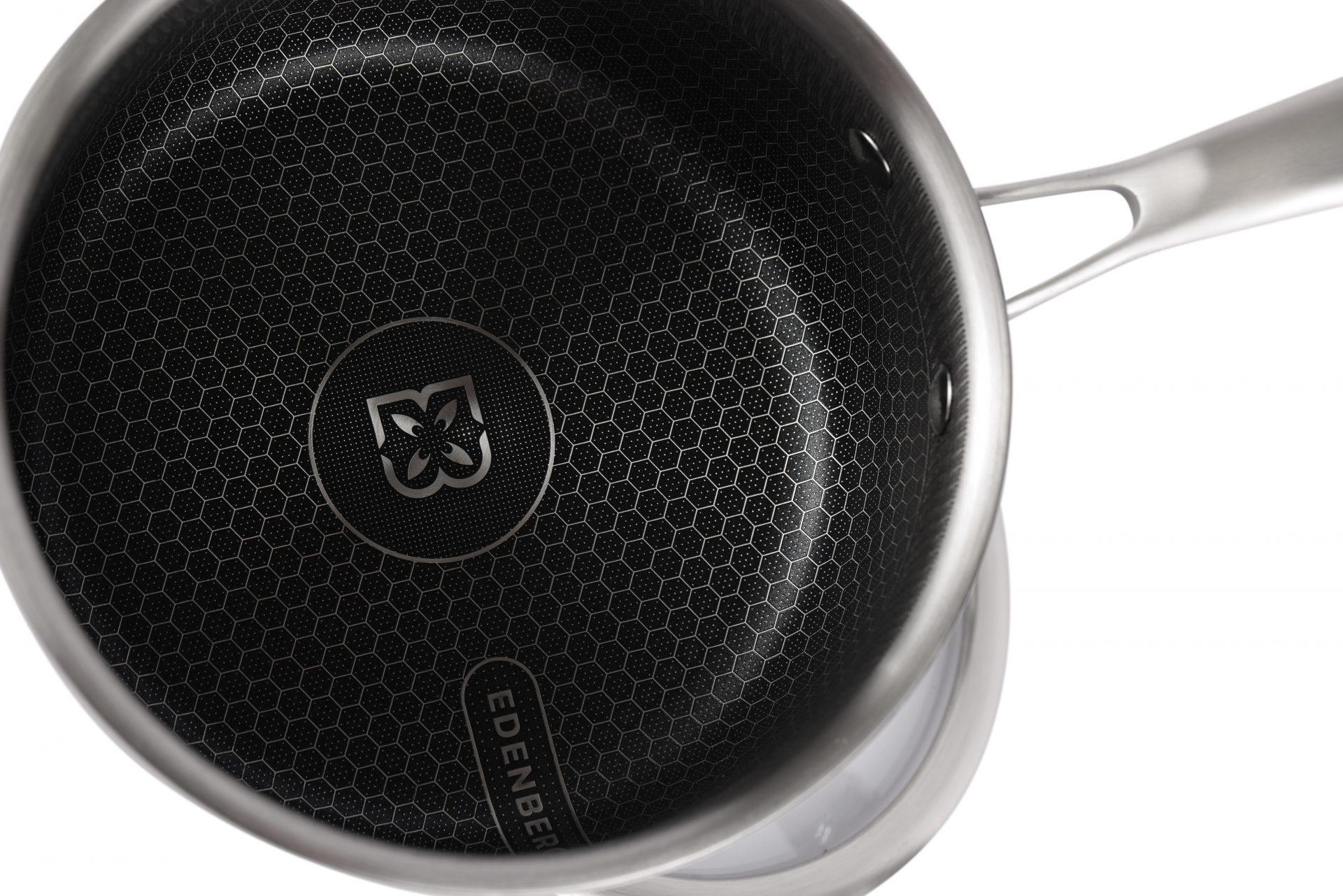 Ківш-сотейник Edenberg EB-17002 з нержавіючої сталі з антипригарним покриттям тефлоновим 2,3 л 18x9 см (15463125) - фото 5 Ківш-сотейник Edenberg EB-17002 з нержавіючої сталі з антипригарним покриттям тефлоновим 2,3 л 18x9 см (15463125) - фото 5
