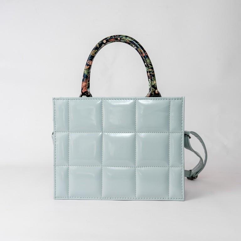 Сумка женская XENIA № 60-21 каркасная из глаткой экокожи Мятный - фото 1 Сумка женская XENIA № 60-21 каркасная из глаткой экокожи Мятный - фото 1