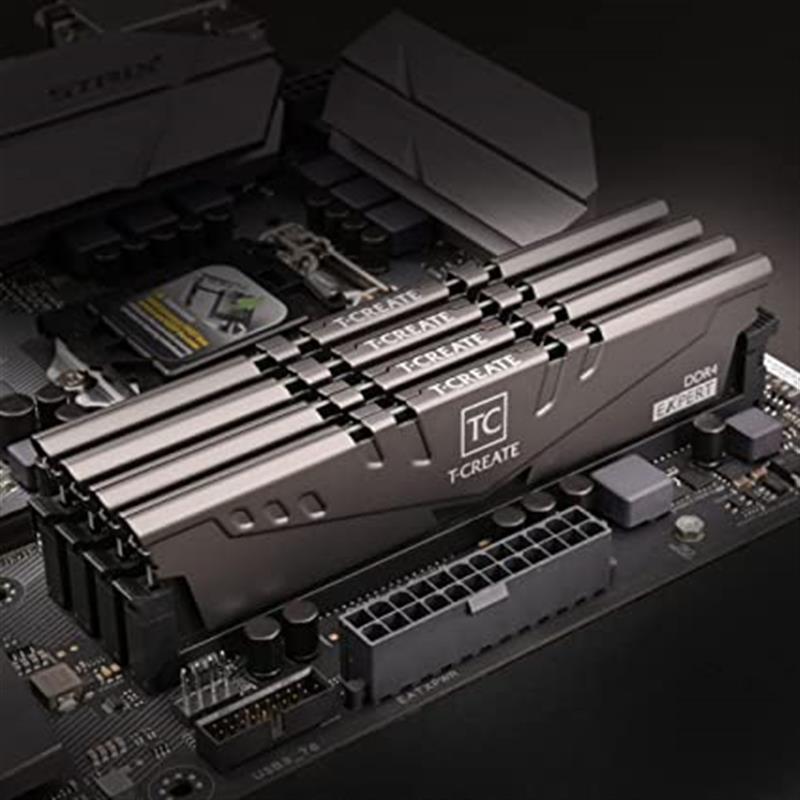 Оперативна пам'ять Team T-Create Expert DDR4 2x8GB/3200 Gray (TTCED416G3200HC16FDC01) - фото 5