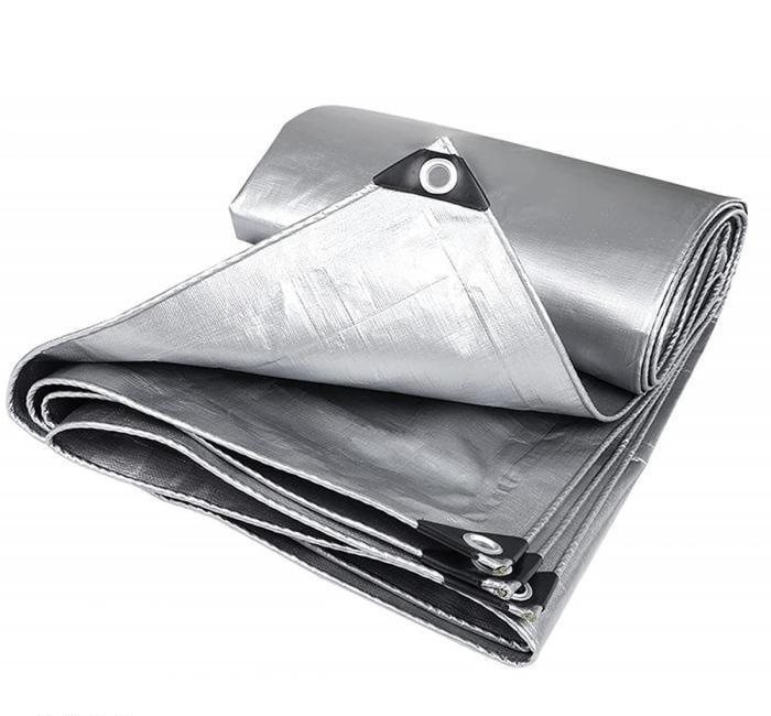 Тент универсальный 10х12 м 110 г/м2 Серый (1536)