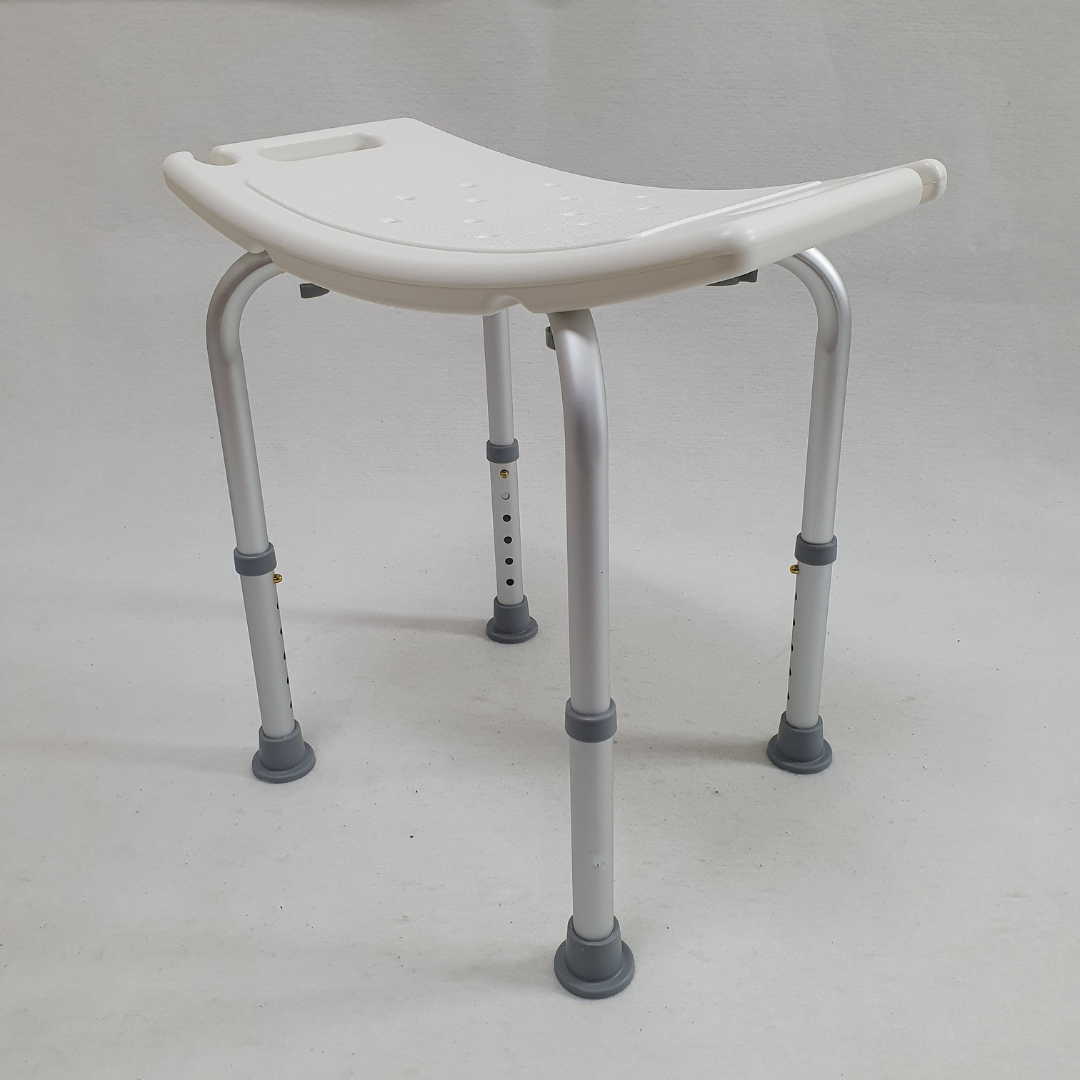 Табурет VKTD-4-White для ванной с пластиковым сиденьем с регулировкой высоты - фото 3 Табурет VKTD-4-White для ванной с пластиковым сиденьем с регулировкой высоты - фото 3