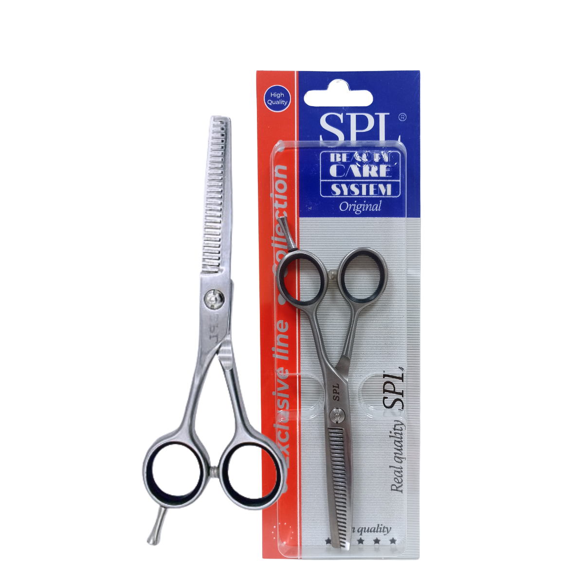 Ножницы парикмахерские для стрижки SPL 5.5 филировочные 28 зубцов