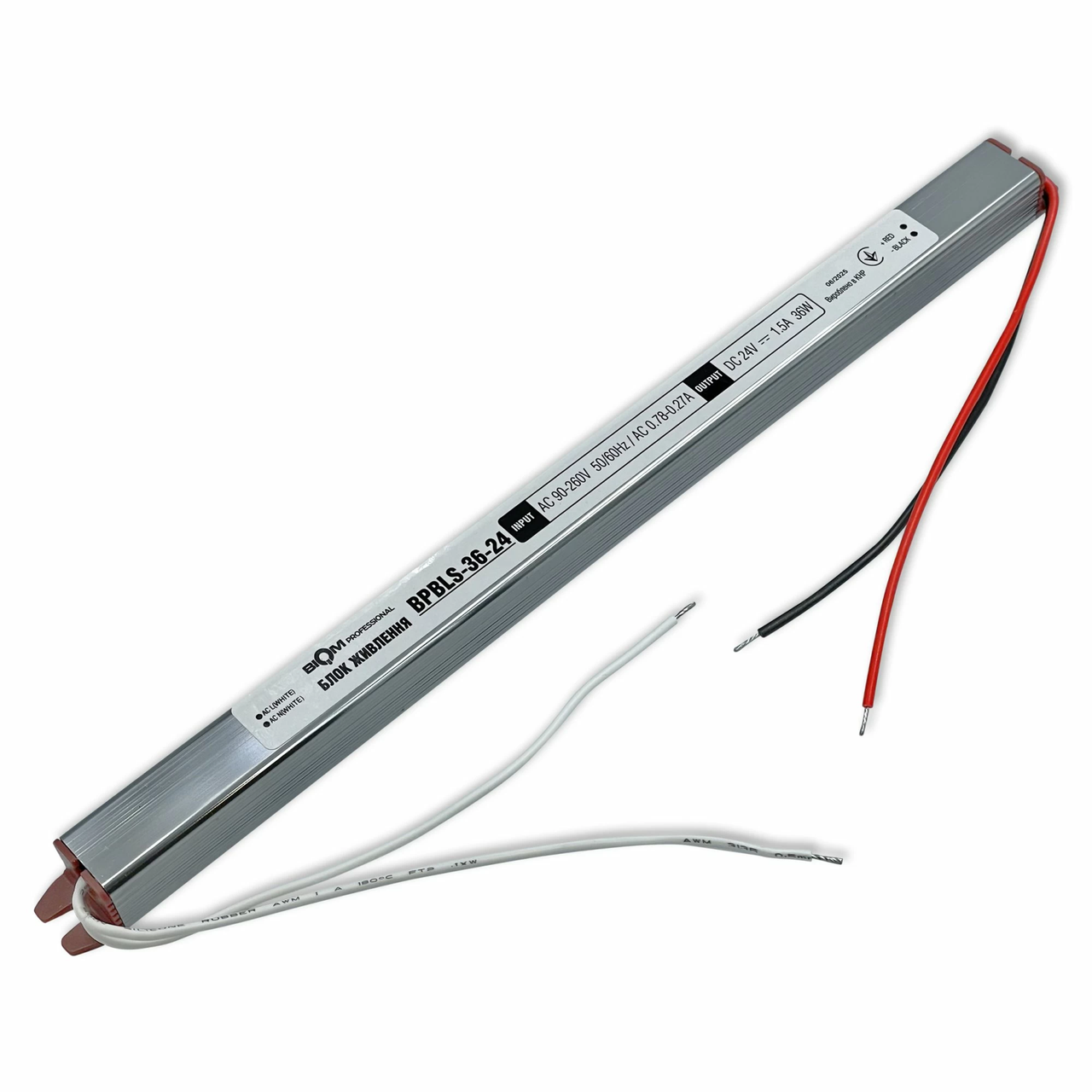 Блок живлення для ламп Biom BPBLS-36-24 STICK Professional BPBLS 36W 24V 1,5A IP20 (2828493698)
