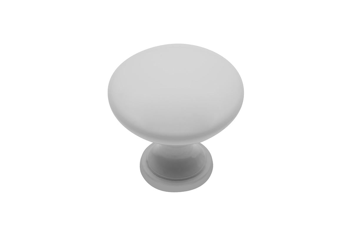 Мебельная ручка кнопка GTV Terni Белый глянец (GZ-TERNI-1-10)