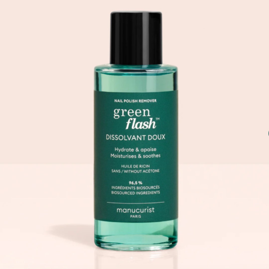 Засіб для зняття Лака Green Flash Manucurist без ацетона знімає за 1 хвилину 100 мл