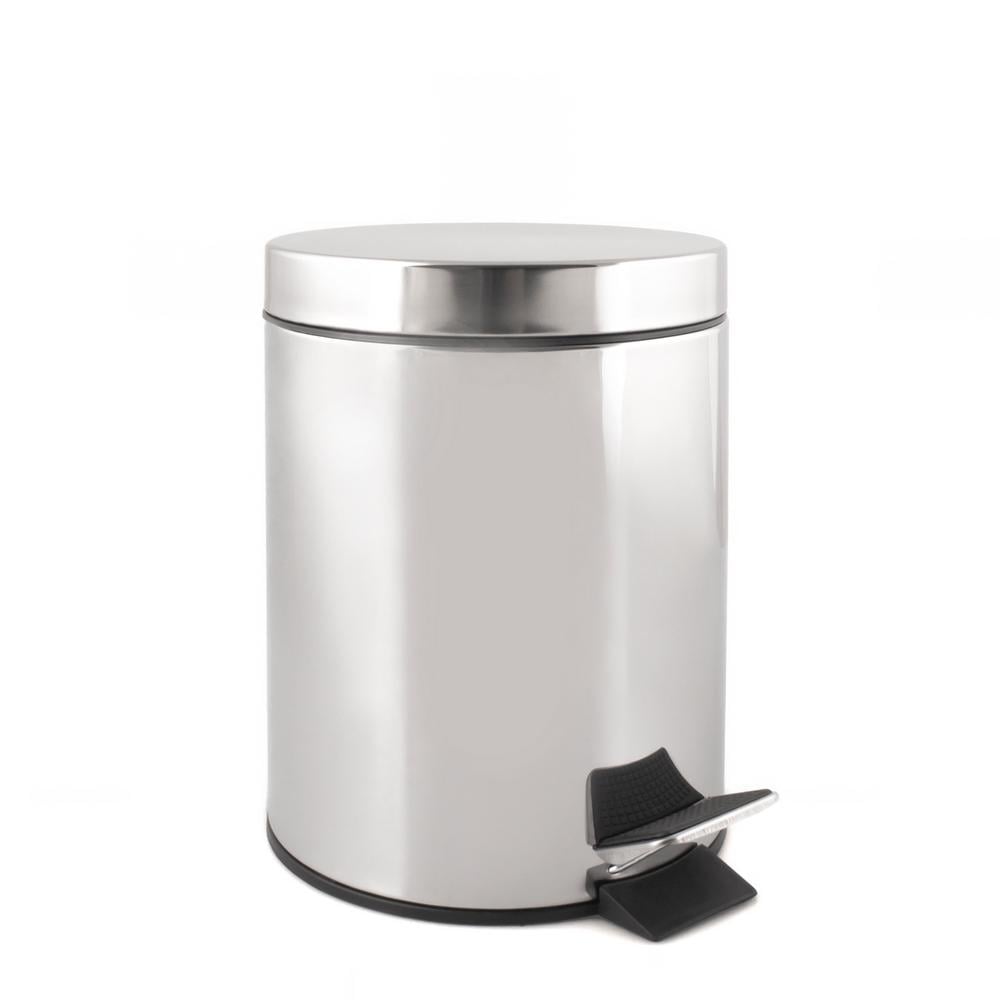 Ведро для мусора AWD interior 3 л с педалью нержавеющая сталь (AWD02030010)