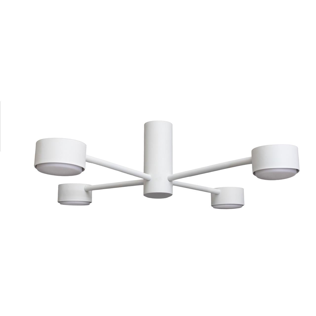 Люстра MSK ELECTRIC Copter на четыре круглых плафона под лампы GX53 (NL 8041-4 WH)