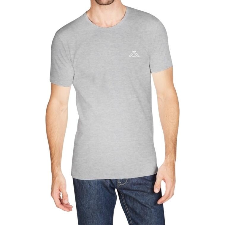 Футболка Kappa T-SHIRT MEZZA MANICA GIROCOLLO K1304 GrigioUnito L Серый (57364-51)