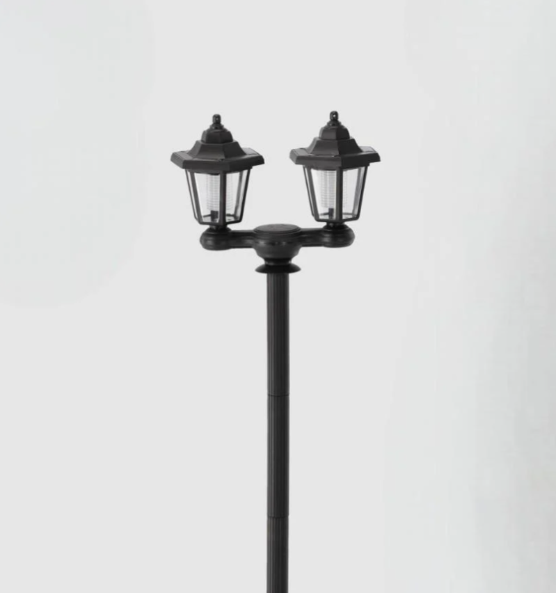 Солнечные садовые двойные светильники Garden Line SOL6131 на солнечной батарее 27,5x27,5x152 см