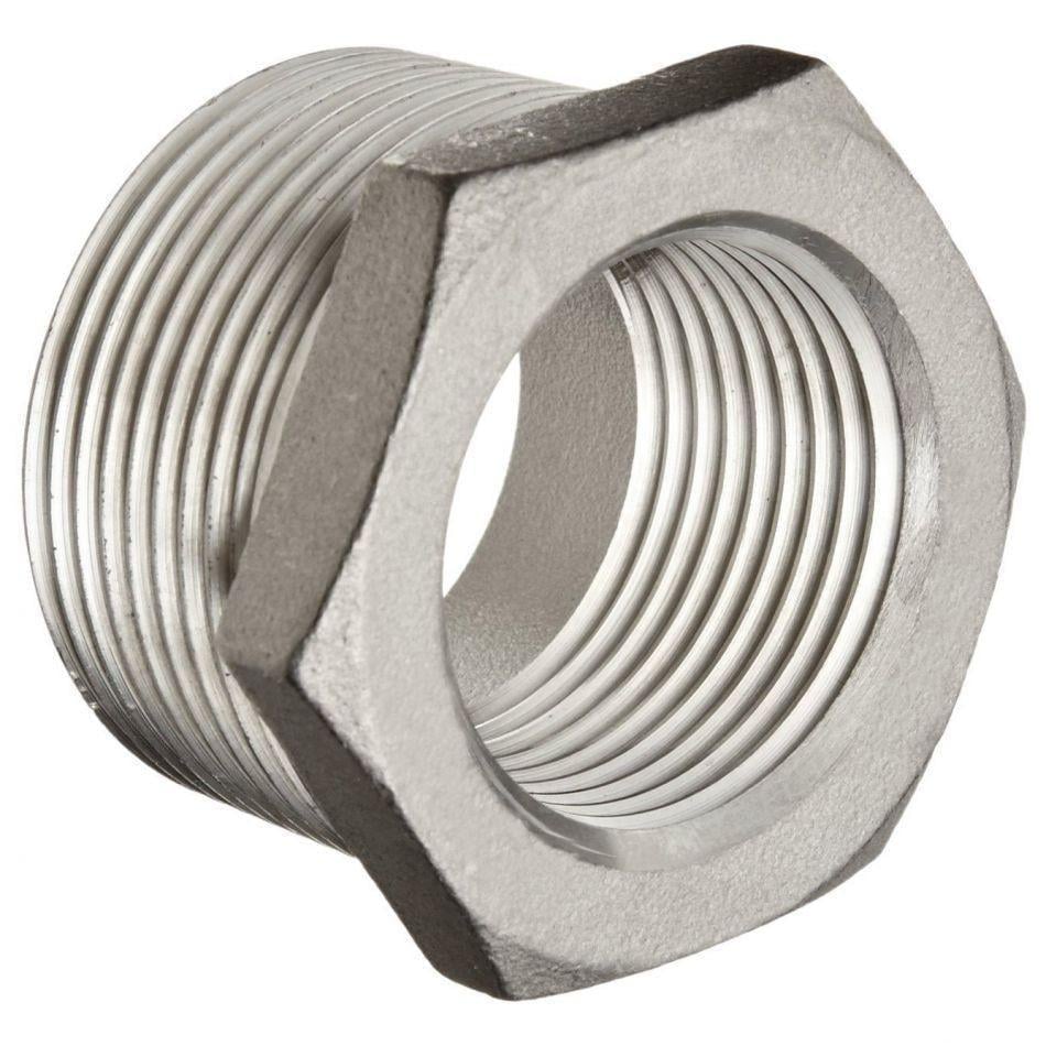 Футорка Н/В BSP 3/8" х BSP 1/8" нержавеющая сталь AISI316 (27615431)