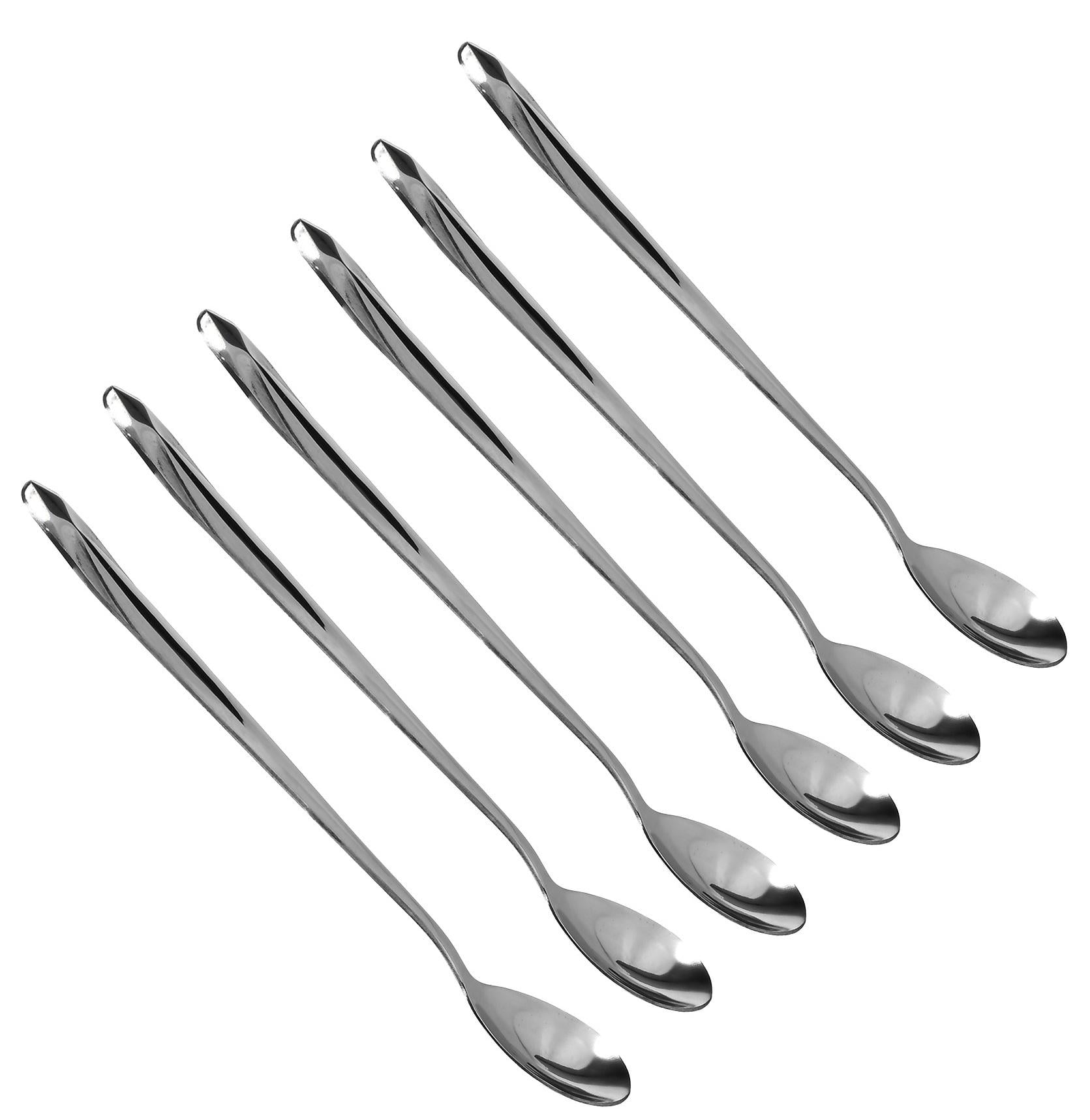 Набір ложок коктейльних Spoon з нержавіючої сталі 19 см 6 шт. (33148090)