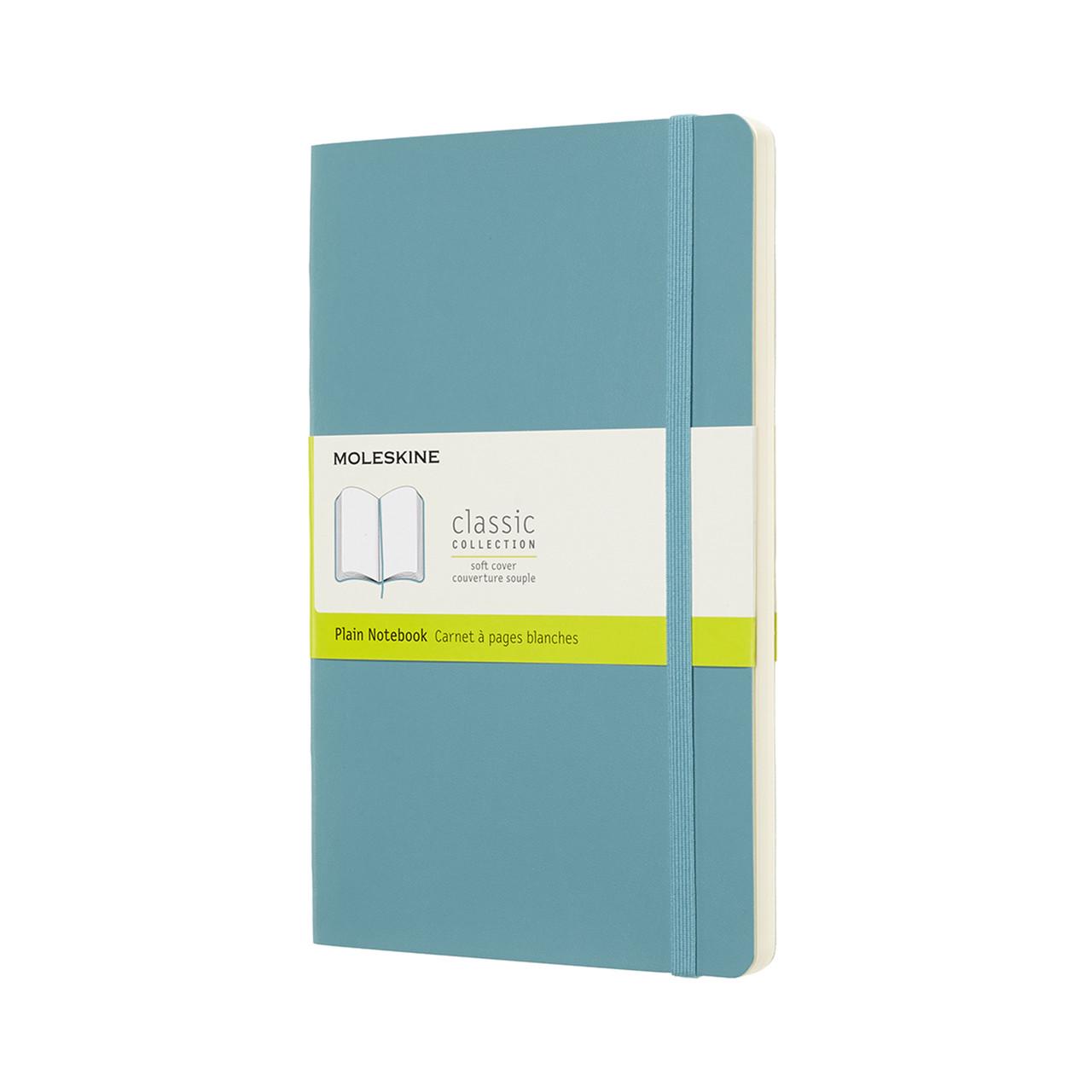 Блокнот Moleskine Classic средний 13х21 см 192 страницы нелинованный океанский мягкий Синий