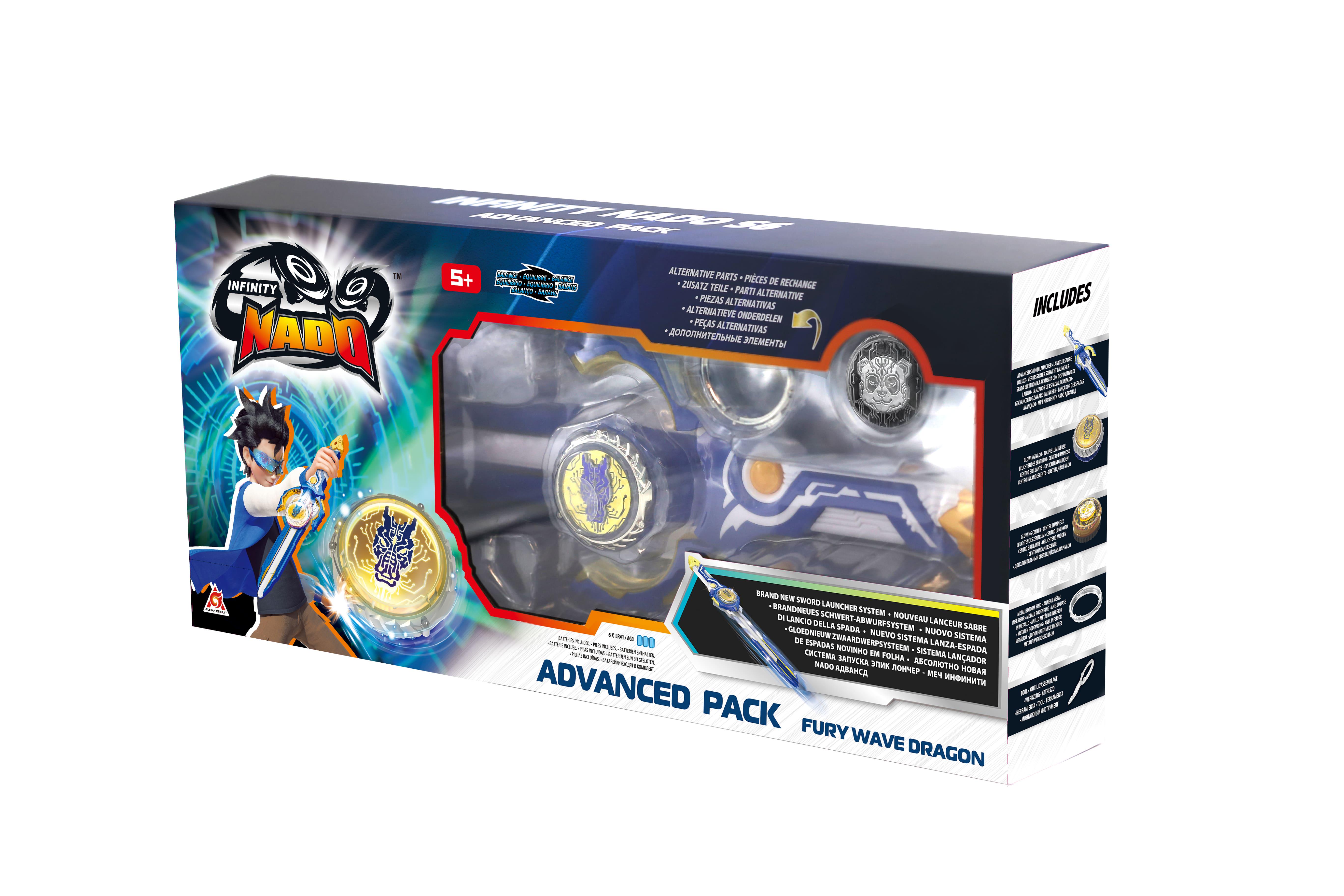 Волчок Infinity Nado VI Advanced Pack Февраль Дракон с LED подсветкой (EU654131) - фото 9