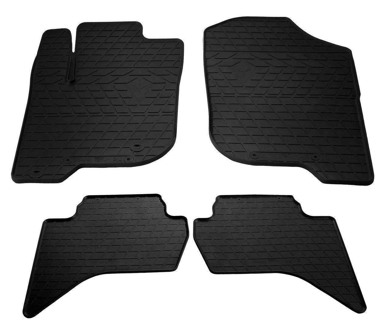Коврики резиновые Stingray для Mitsubishi L200 07- european version design 2016 4 шт.