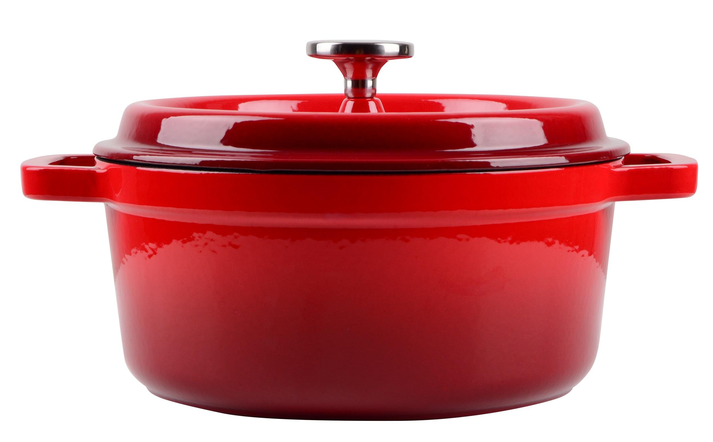 Кастрюля с крышкой RINGEL Essen чугунная 26 см 4,8 л (RG-2300-26)