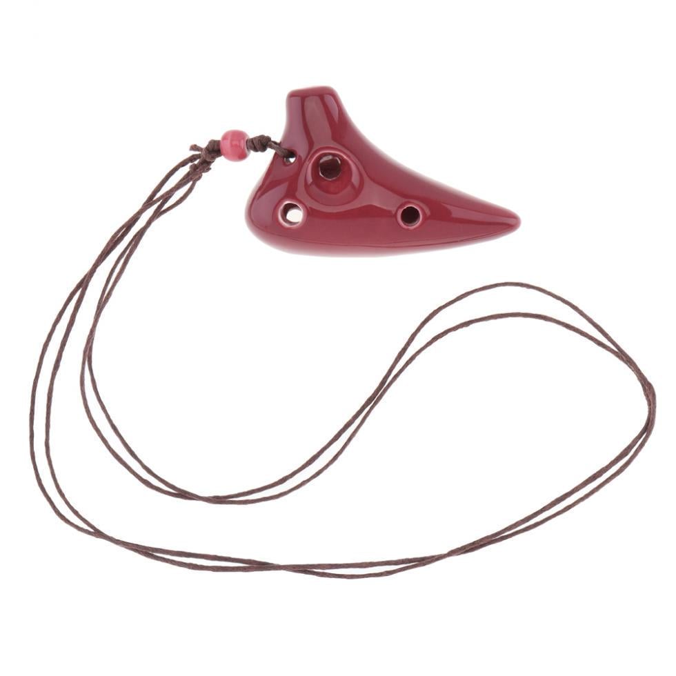 Окарина Alfabeto OC6M-DRD/Mini Ceramic Ocarina Dark Red (29966341)