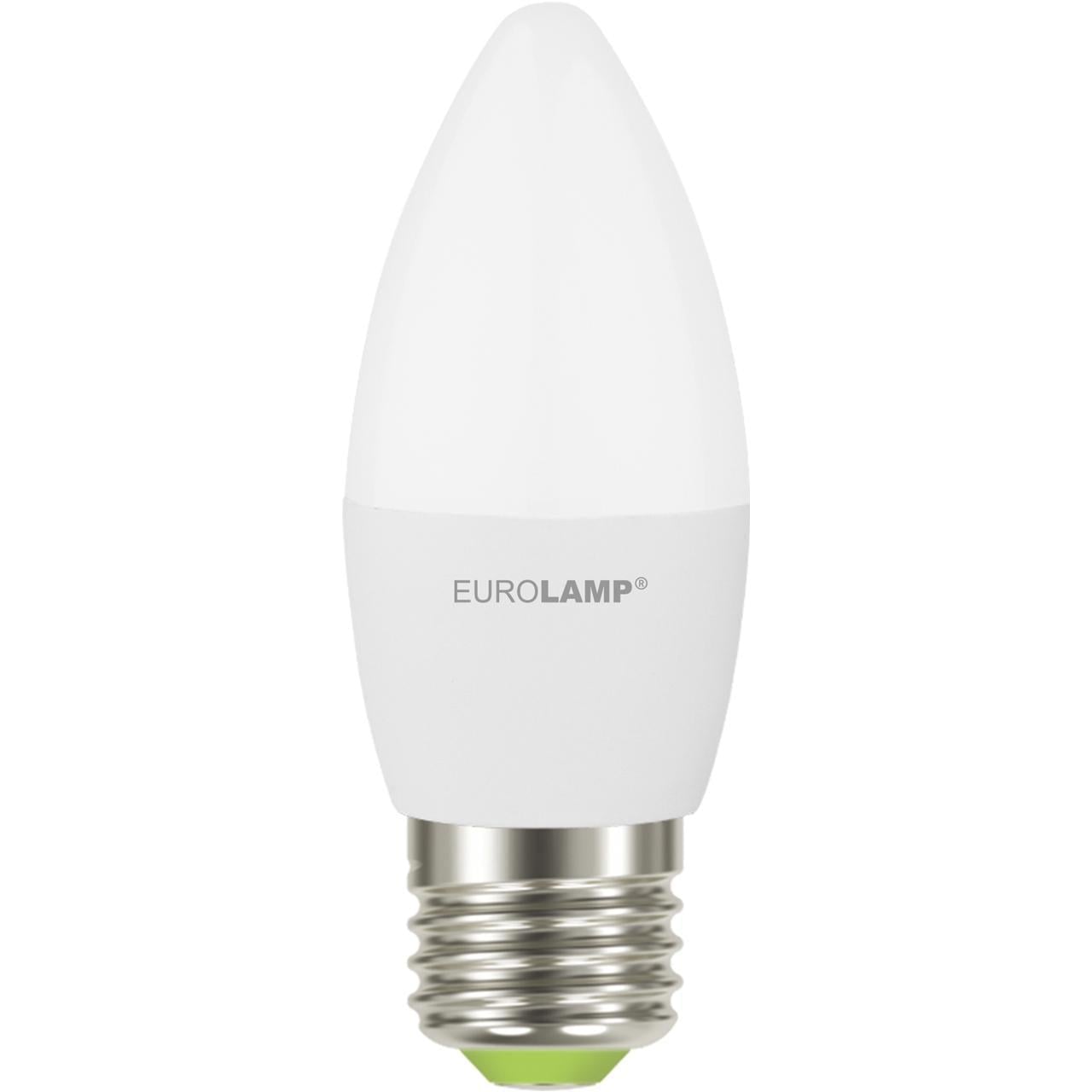 Лампа LED Eurolamp Свеча Euro 6W E27 4000K (36486324)
