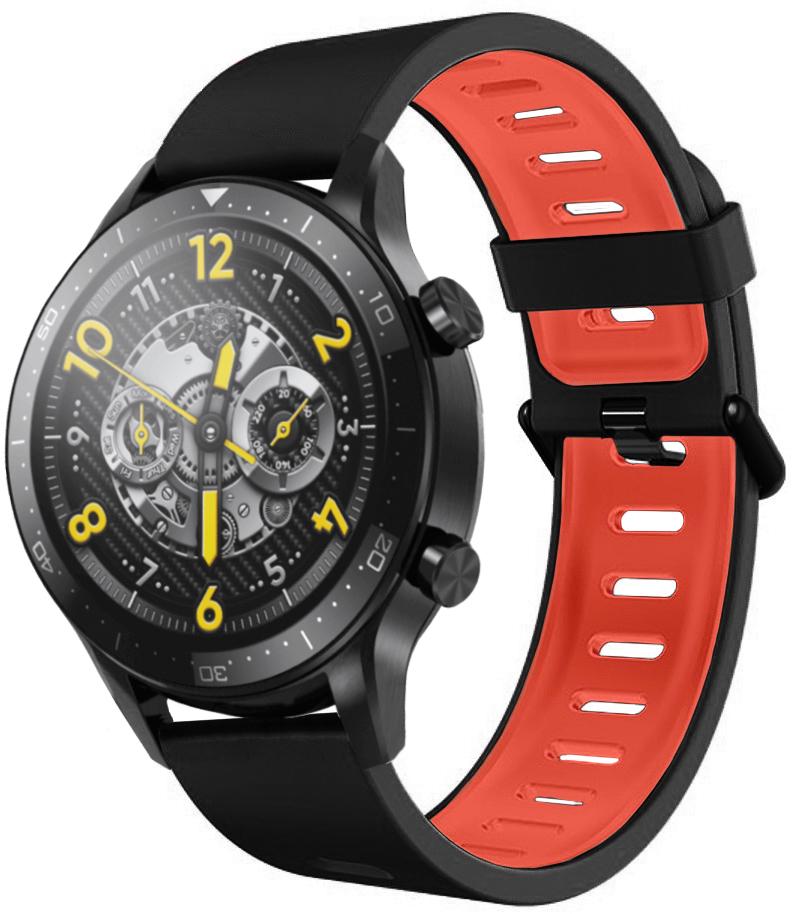 Ремешок Traf для Realme Watch S Pro Black/Red (22596)