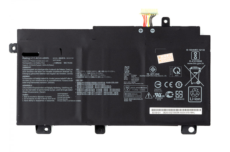 Аккумулятор для ноутбука Asus B31N1726 (139369)