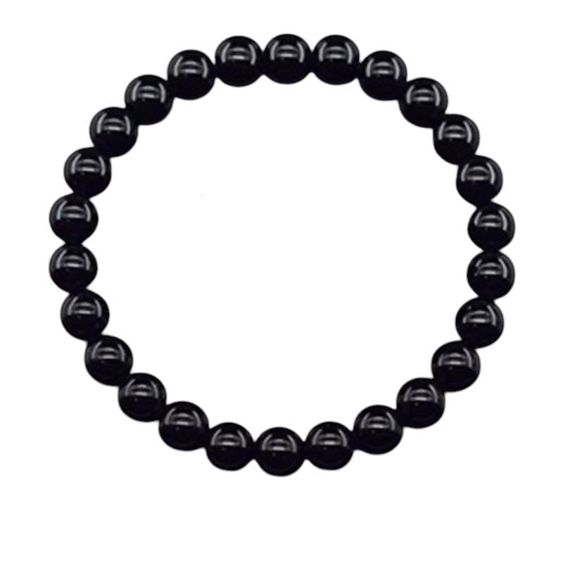 Браслет из натурального черного оникса (ON1923)