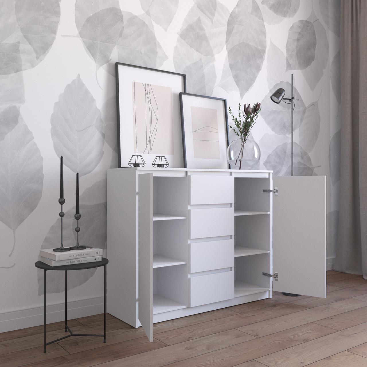 Комод VAYS 120х40х98 см Белый (2815576928)