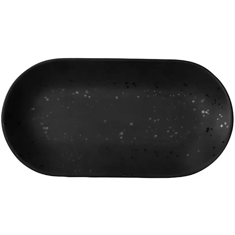 Блюдо овальное Limited Edition Mekkano 7015-3ZH керамика 255 мм Черный (2542813052)