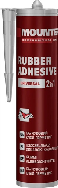 Клей-герметик Mounter каучуковий 2в1 280 мл