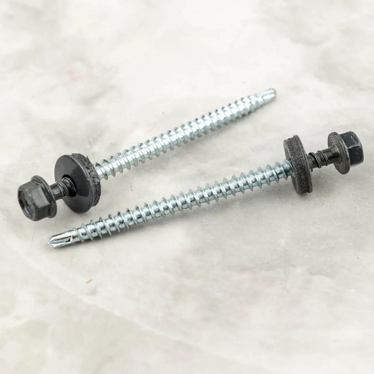 Саморіз по дереву Klimas Wkret-Met 4,8x70 мм RAL 7016 200 шт. уп. (29471800) - фото 3