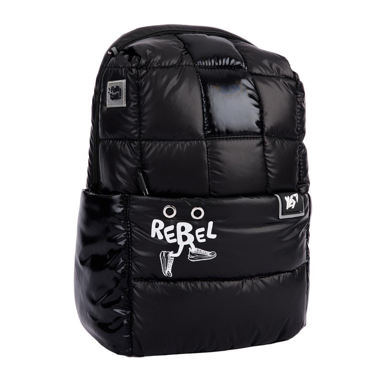 Рюкзак YES Rebel 40x28x15 см 17 л Черный (559933)