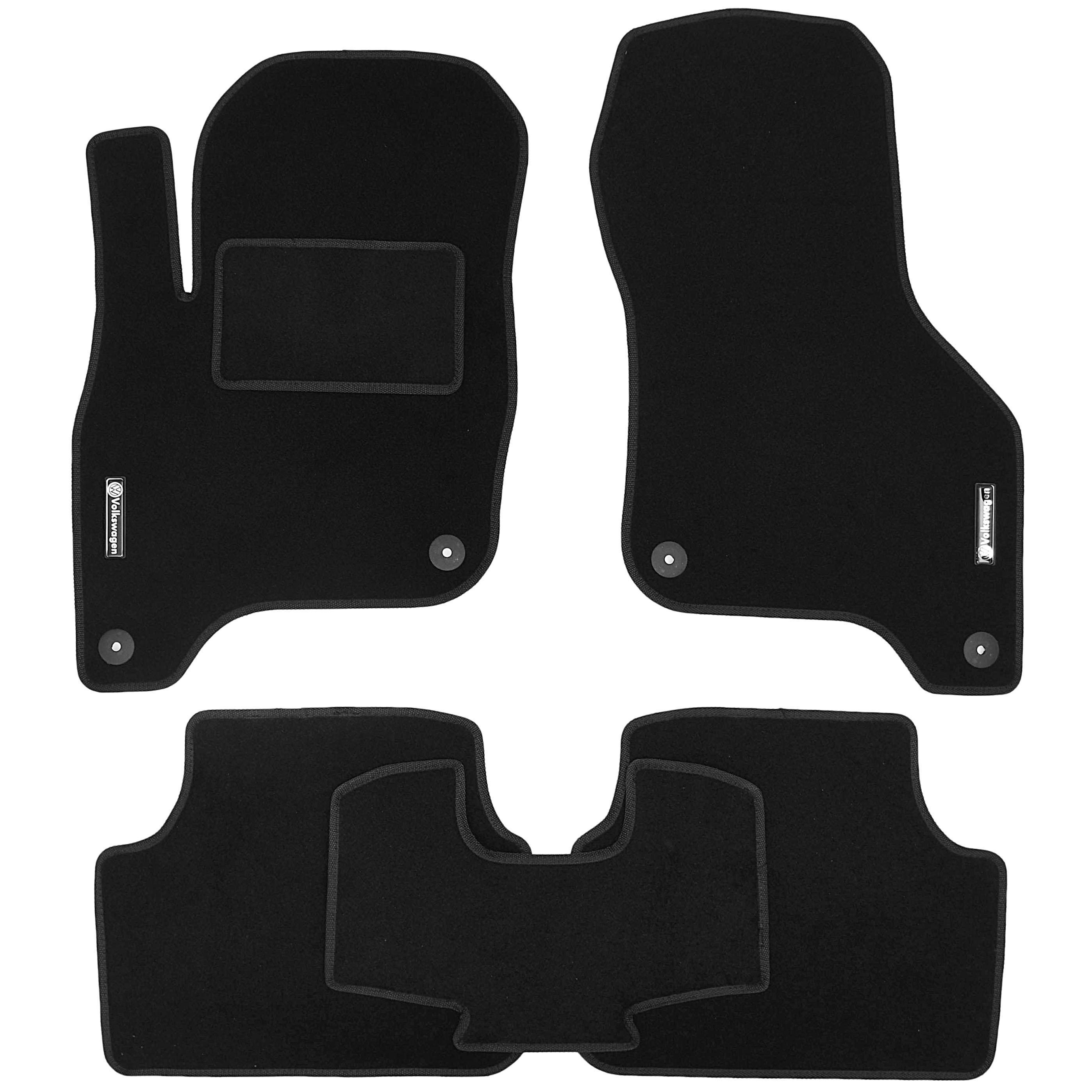 Коврики в салон для Volkswagen e-Bora '20- текстильные Черный (255230)