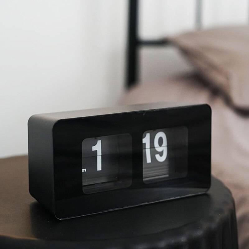 Годинник перекидний Flip Clock FC-7bb настільний Чорний - фото 6