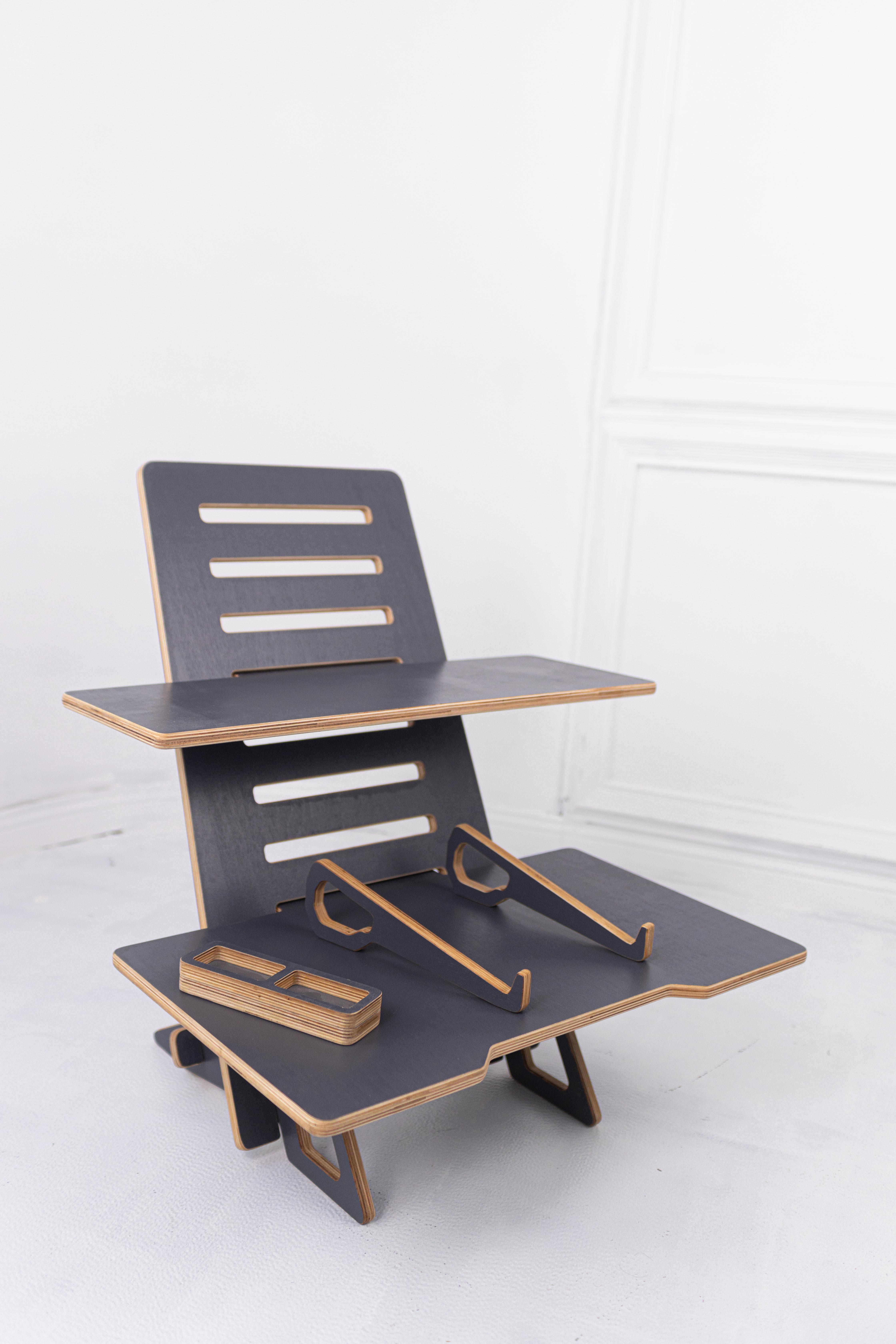 Стіл для ноутбука універсальний Otaman desk Mini desk Гранітний (465788)