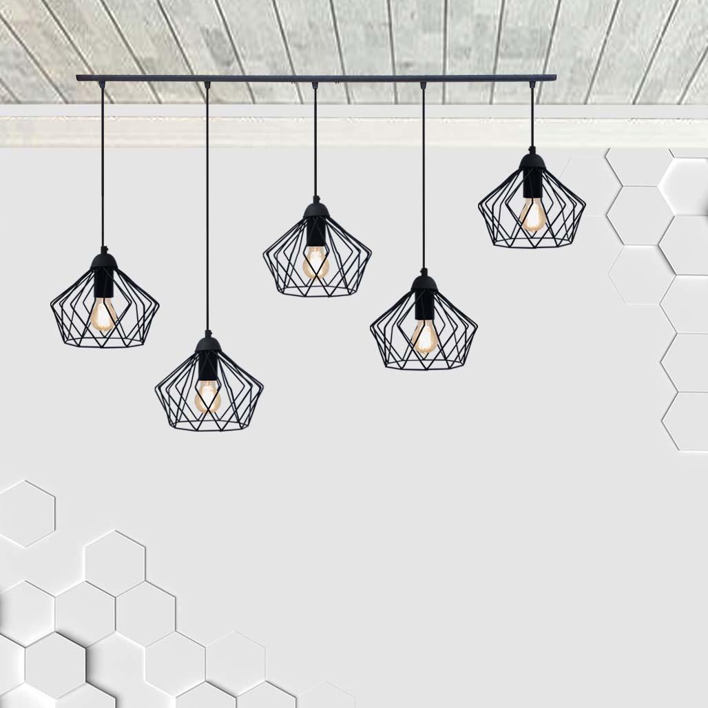 Люстра Levistella Caravan-5 Black - фото 1