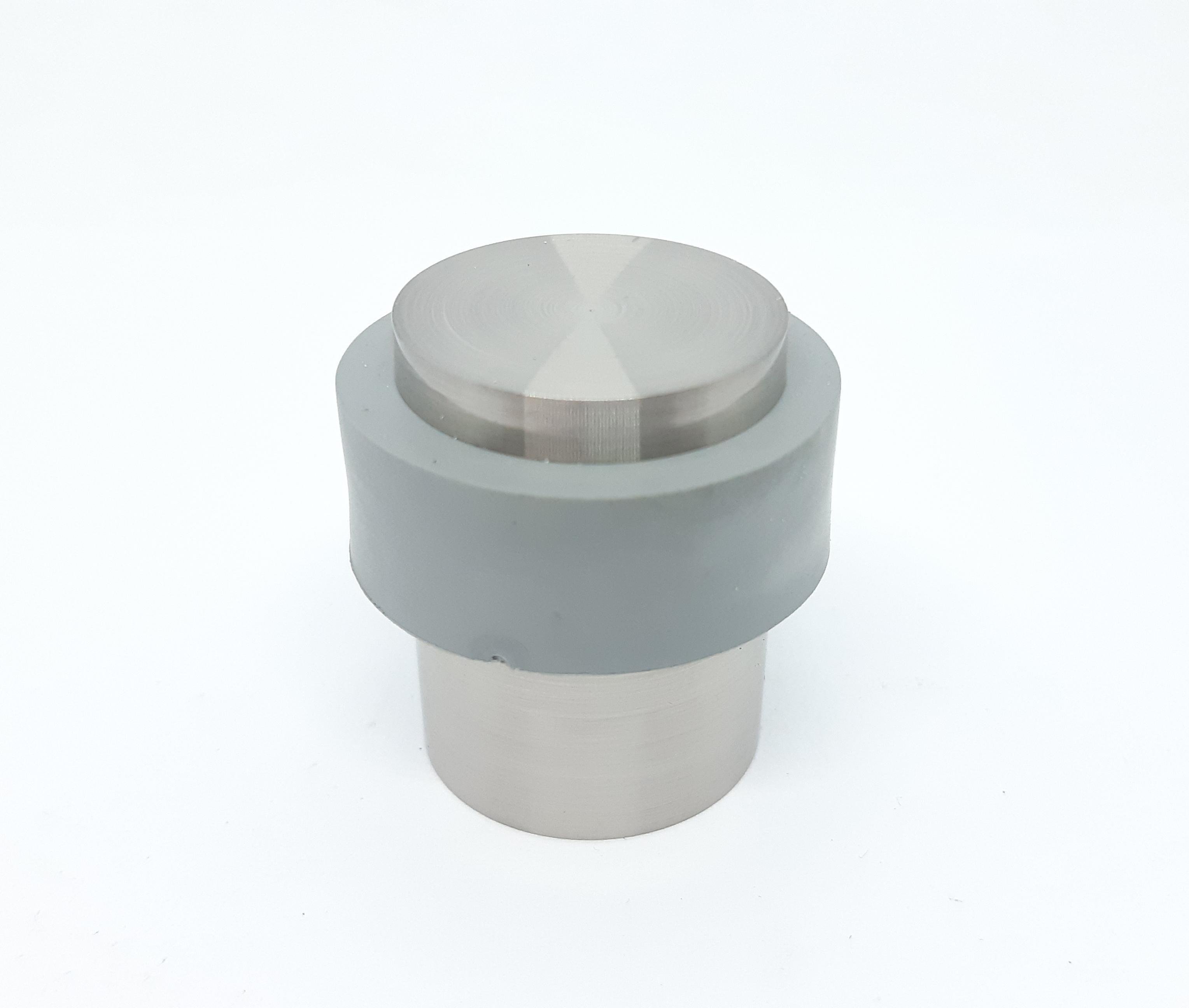 Ограничитель дверной напольный Class 014 Никелированный матовый