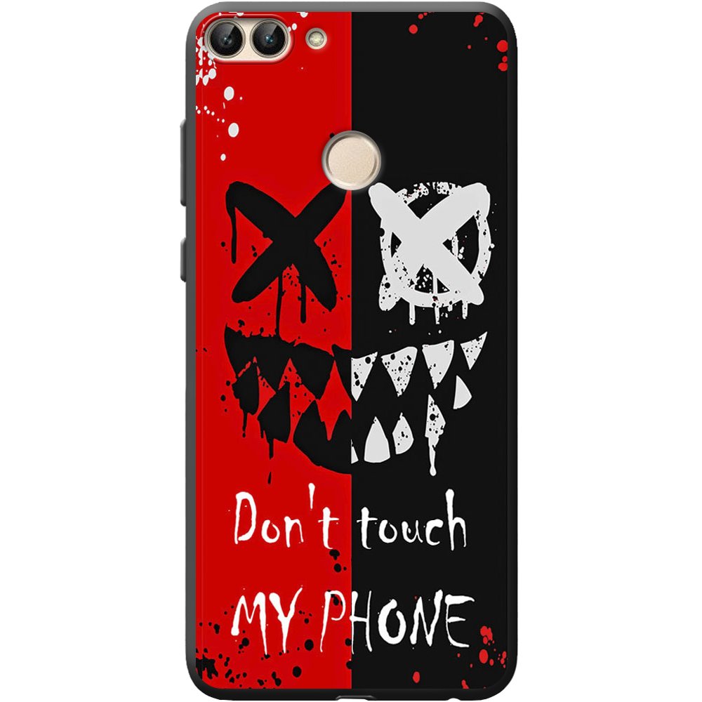 Чехол Boxface Huawei P Smart Bad Smile Чорний силікон (32669-up2468-41523)