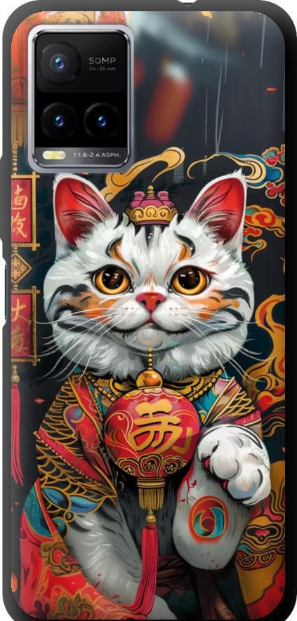 Чехол на Vivo Y33s China Cat v2 (6135b-2643-42517)