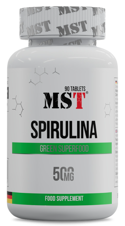 Добавка натуральная Спирулина MST Spirulina 500 мг 90 таблеток