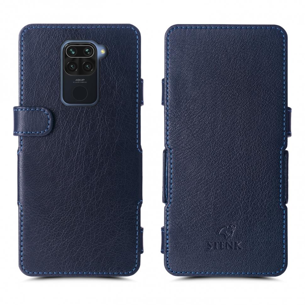 Чехол книжка Stenk Prime для Xiaomi Redmi Note 9 Синий (66519)