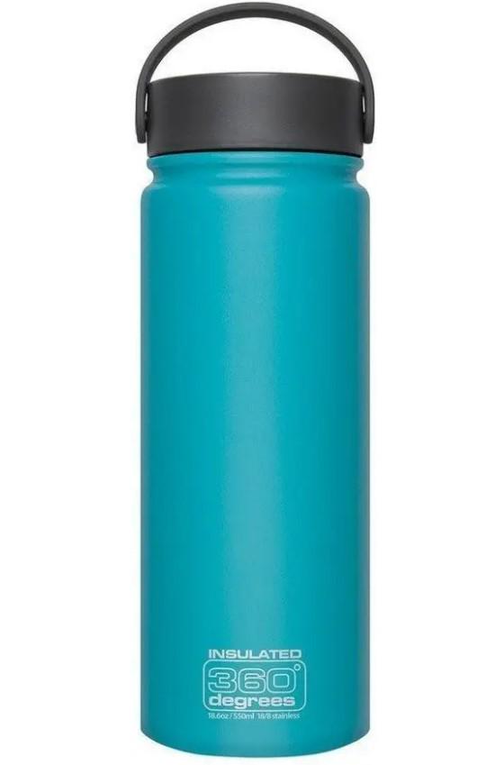 Термос 360 degrees Wide Mouth Insulated 550 мл Teal (STS 360SSWMI550TEAL)