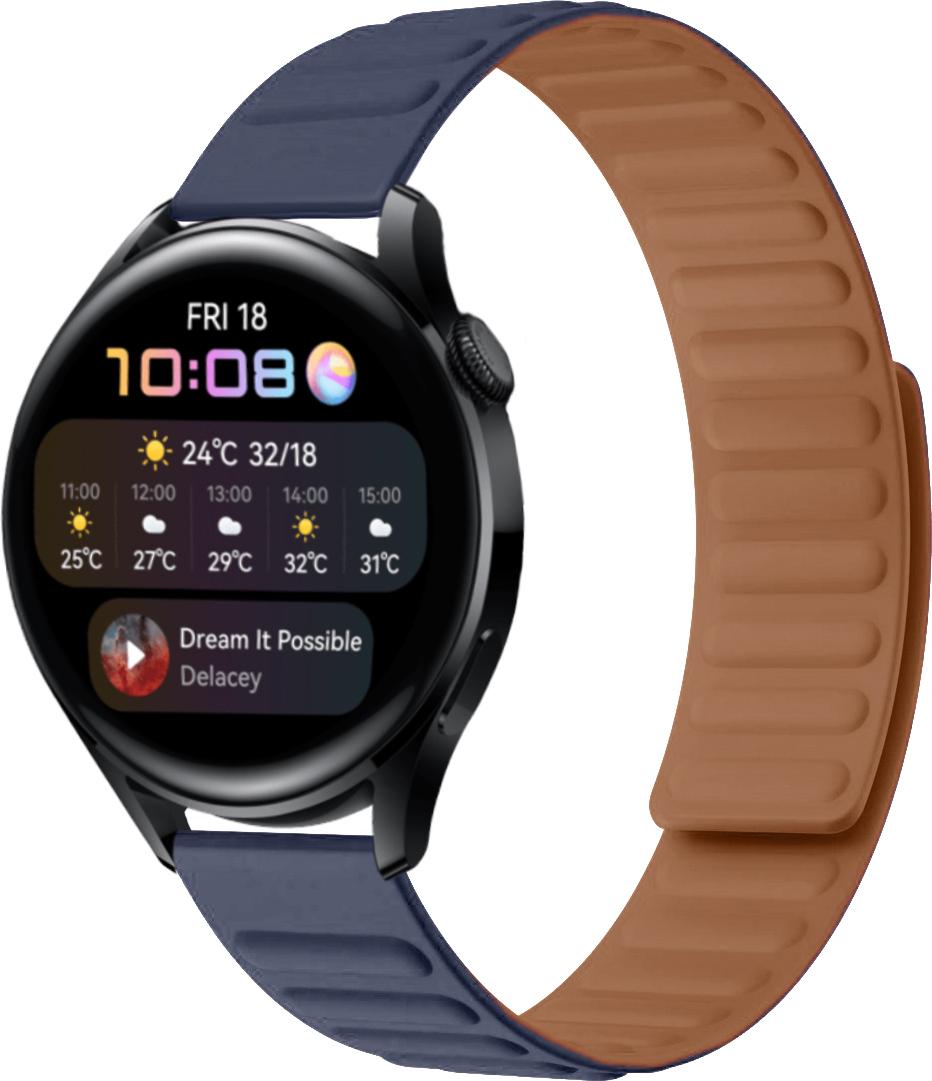 Ремешок Magneter для Huawei Watch 3 Dark Blue (26646-5D)