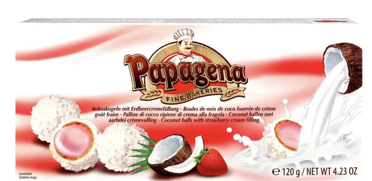 Конфеты Papagena Кокос клубника 120 г