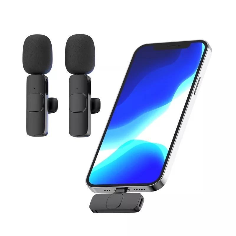 Микрофон петличный беспроводной для Android/iOS 2 шт. (000739) - фото 3